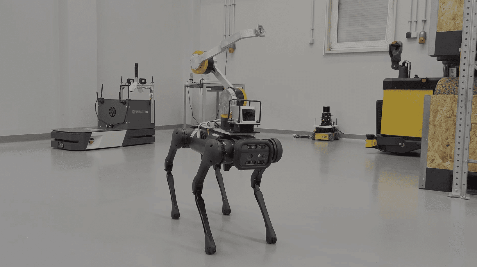 Modular ReBeL robot arm for quadruped robots
