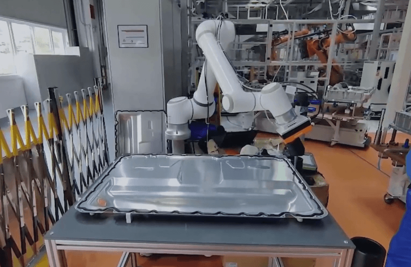 Elite Robots EC66 Cobot Dispensing at Volkswagen China Plant