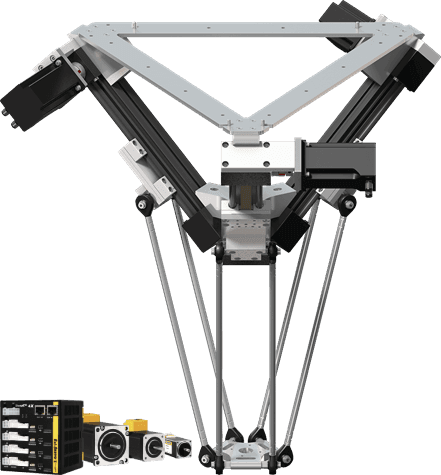 3-Achsen-Delta-Roboter | 3 DOF | 660 mm | 2 kg